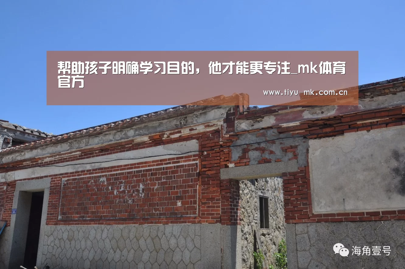 帮助孩子明确学习目的,他才能更专注_mk体育官方